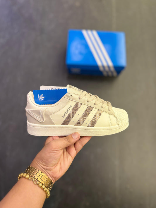 Adidas Originals Superstar – Brown Button / Brown Shell‑Toe Edition