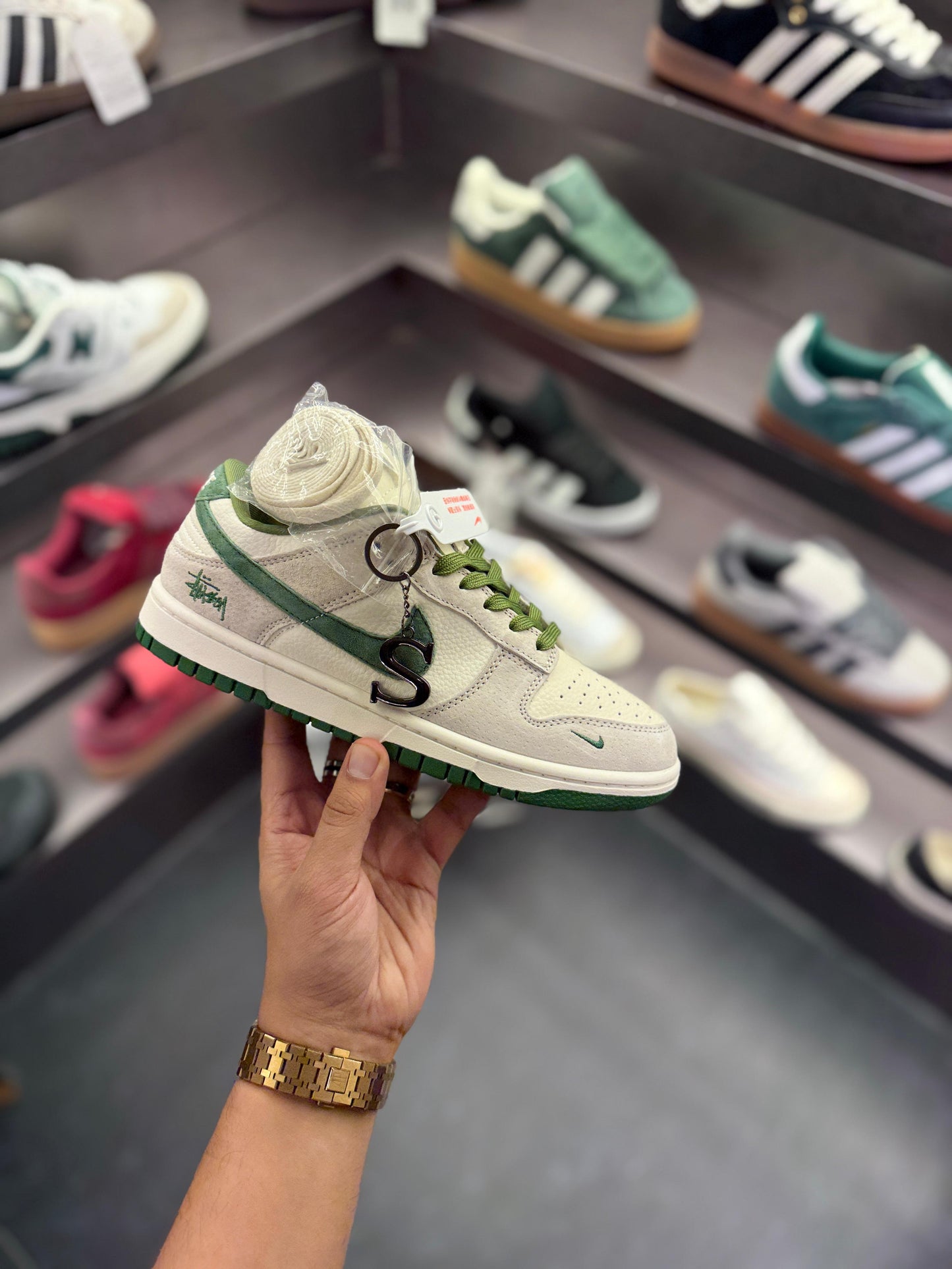 Nike SB Dunk Stussy Green
